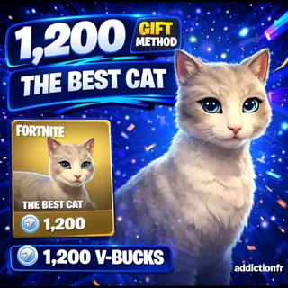 The Best Cat | 1,200 V-Bucks Gift Method | Item Shop Gift Only
