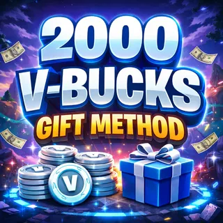 2,000 V-Bucks Gift Method | Item Shop Gift Only