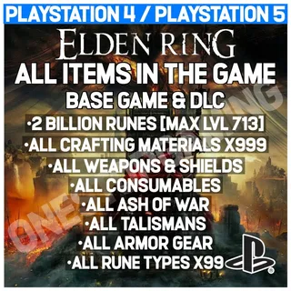 Elden ring All items DLC + Base Game