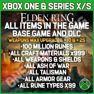 Elden ring All items DLC + Base Game