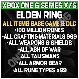 Elden ring All items DLC + Base Game