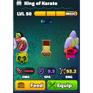 Max Nc Pp King Of Karate | Spongebob Tower Defense