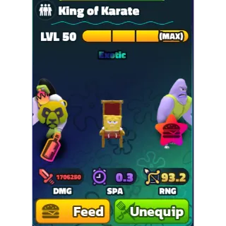 Spongebob Tower Defense | Neptune Crown King of Karate