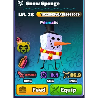 SPONGEBOB TOWER DEFENSE | SBTD | SNOW SPONGE