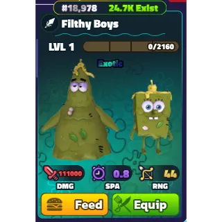 SPONGEBOB TOWER DEFENSE - FILTHY BOYS CLEAN 