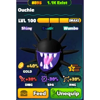 SPONGEBOB TOWER DEFENSE - SW OUCHIE 5⭐ LVL 100 - GOLD SERIAL 