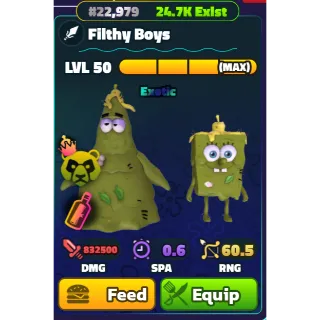 SPONGEBOB TOWER DEFENSE - FILTHY BOYS NC