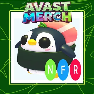 nfr sushi penguin / neon sushi penguin