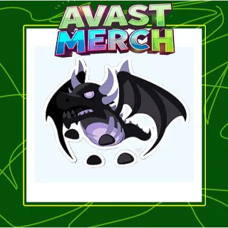 shadow dragon animated sticker