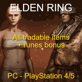 Elden ring All items + runes for PC