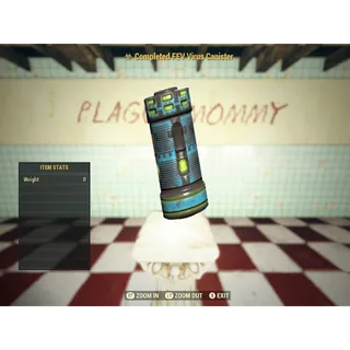 Rare Collectors Dev Misc | Completed FEV Virus Canister