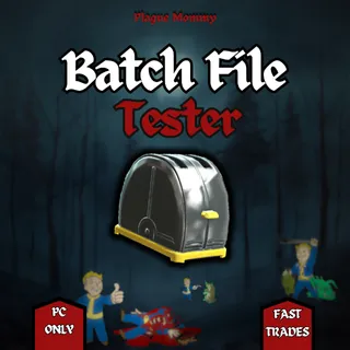 Rare Collectors Dev Misc | Batch File Tester (Junk)
