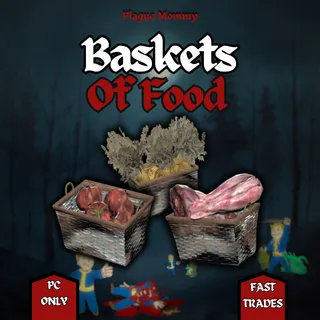 Rare Collectors Misc Bundle | Baskets Of Food