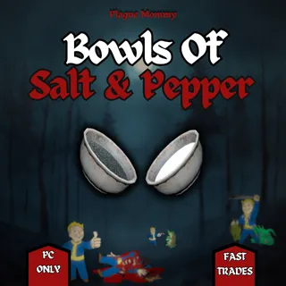 Rare Collectors Misc | Bowls Of Salt and Pepper Bundle