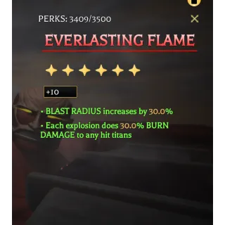 EVERLASTING FLAME +10 - aotr