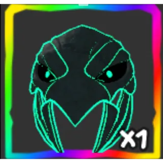 Dark skeleton shark mask - GPO