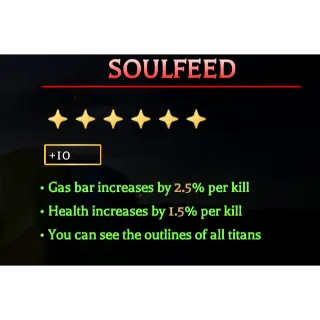 +10 Soulfeed | Attack on Titan Revolution (AOTR)