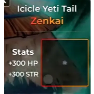 icicie yeti tail - Dragon soul