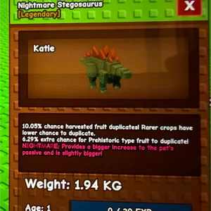 Nightmare Stegosaurus