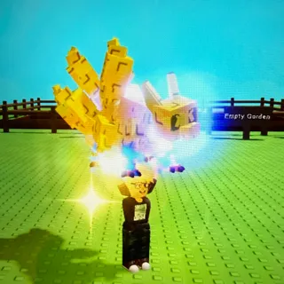 Golden corrupted kitsune