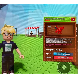 Nightmare rainbow frost dragon 