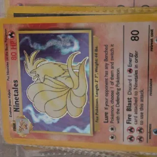 Pokemon Card-Ninetales Base Set 2