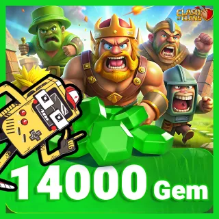 💎[Clash of Clans] 💎 14.000 Gem TOP UP 💎 14000 Gem - On your own account 💎 TOP UP 💎