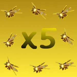 x5 Golden Dragonfly
