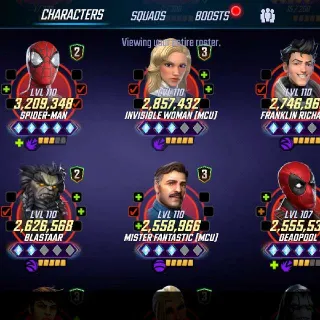 Marvel Strike Force Acct
