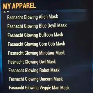 Glowing Mask Bundle