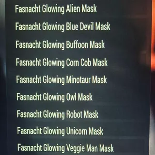 Glowing Mask Bundle