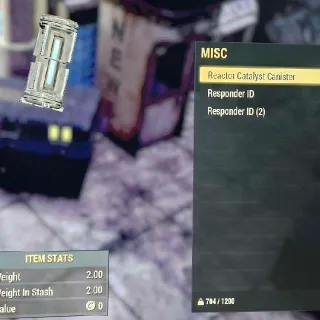 Reactor Catalyst Caniste