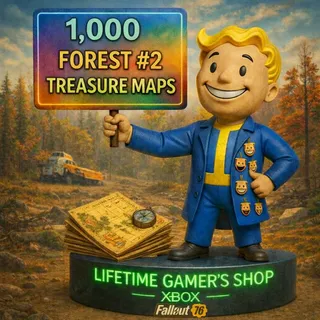 1,000 Forest #2 Treasure Maps