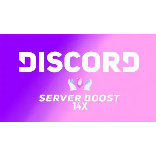 14X Discord Server Boost