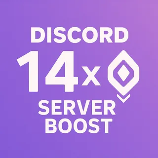 14 BOOSTS SERVER DISCORD 2w