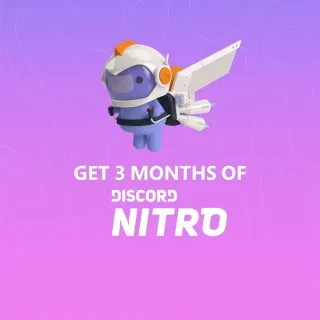🚀 Discord Nitro 3 Months Trial - Premium Features Unlocked! 💎