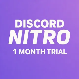 🚀 1x Discord Nitro 1 Months Trial INSTANT DELIVERY ORDER IT NOW