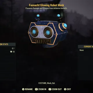 Glowing Robot Mask
