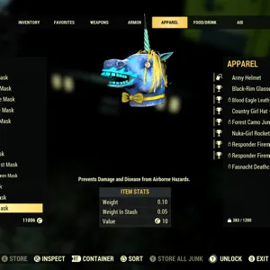 Glowing Unicorn Mask