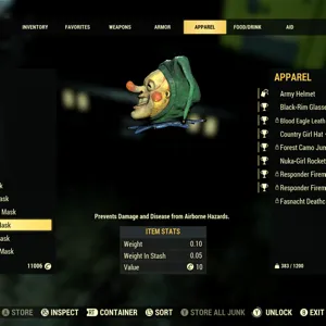 Glowing Buffoon Mask