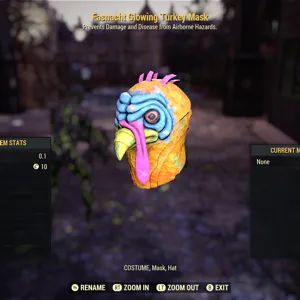 Glowing Turkey Mask