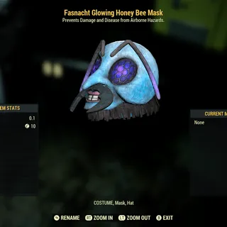 Glowing Honey Bee Mask