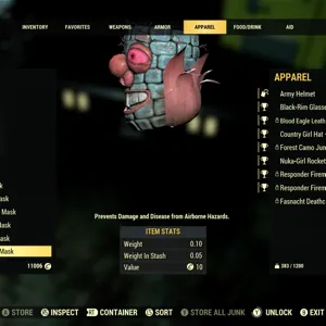 Glowing Corn Cob Mask