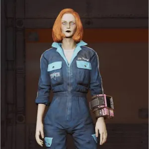 White  Powder Jumpsuit -