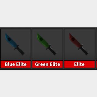 MM2] Trading Elite Set (Red Elite, Blue Elite, Green Elite) :  r/MurderMystery2