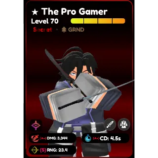 Anime Defenders pro gamer