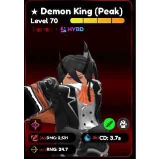 Anime Defenders dEMON kING