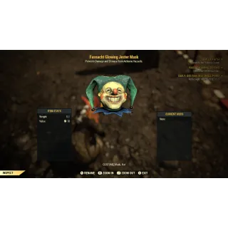 Fasnacht Glowing Jester Mask