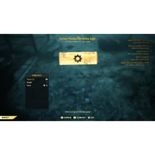 Enclave Plasma Gun Reflex Sight