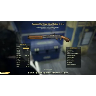 Assassins Short Pump Shotgun BE/LVAC